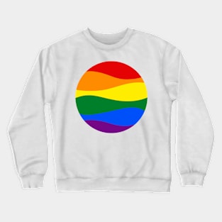 Pride Waves Circle Crewneck Sweatshirt